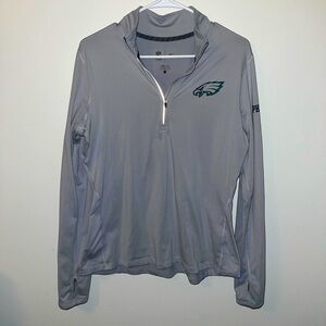 Nike Dri-Fit Philadelphia Eagles Quarter Zip Sweatshirt